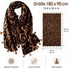 FAIRYGATE Damen Schal Vogel Blume Schmetterling Druck Lange Soft Neck Scarf Wickel Stola für Summer Beach Winter Geschenk(Fdyt19226)