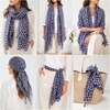 FAIRYGATE Damen Schal Vogel Blume Schmetterling Druck Lange Soft Neck Scarf Wickel Stola für Summer Beach Winter Geschenk(Fdyt19229)