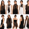 FAIRYGATE Damen Schal Vogel Blume Schmetterling Druck Lange Soft Neck Scarf Wickel Stola für Summer Beach Winter Geschenk(Fdyt19230)