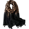 FAIRYGATE Damen Schal Vogel Blume Schmetterling Druck Lange Soft Neck Scarf Wickel Stola für Summer Beach Winter Geschenk(Fdyt19230)