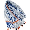 FAIRYGATE Damen Schal Vogel Blume Schmetterling Druck Lange Soft Neck Scarf Wickel Stola für Summer Beach Winter Geschenk(Fdyt34226)