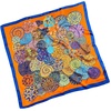 FAIRYGATE Damen Seidentuch Quadrates Bedrucktes Halstuch Satin Seidenschal Kopftuch 70x70cm(92008)