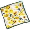 FAIRYGATE Damen Seidentuch Quadrates Bedrucktes Halstuch Satin Seidenschal Kopftuch 70x70cm(92010)