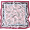 FAIRYGATE Damen Seidentuch Quadrates Bedrucktes Halstuch Satin Seidenschal Kopftuch 70x70cm(Fdas26012)
