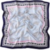 FAIRYGATE Damen Seidentuch Quadrates Bedrucktes Halstuch Satin Seidenschal Kopftuch 70x70cm(Fdas26013)