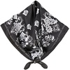 FAIRYGATE Damen Seidentuch Quadrates Bedrucktes Halstuch Satin Seidenschal Kopftuch 70x70cm(Fdgh95005)