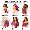 FAIRYGATE Damenschal Schal Tuch Blume Bandana Halstuch Kopftuch Schals 90 x 90 cm Bunte(74006)