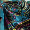 FAIRYGATE Damenschal Schal Tuch Blume Bandana Halstuch Kopftuch Schals 90 x 90 cm Bunte(74007)