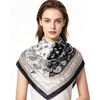 FAIRYGATE Damenschal Schal Tuch Blume Bandana Halstuch Kopftuch Schals 90 x 90 cm Bunte(74013)