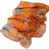 FAIRYGATE Georgette Chiffon Schal Damen Lange Schals Blume Muster Soft Wrap Simulation Seidenschal für Frühling Sommer Herbst Winter(38015)