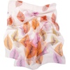 FAIRYGATE Georgette Chiffon Schal Damen Lange Schals Blume Muster Soft Wrap Simulation Seidenschal für Frühling Sommer Herbst Winter(38021)