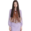 FAIRYGATE Georgette Chiffon Schal Damen Lange Schals Blume Muster Soft Wrap Simulation Seidenschal für Frühling Sommer Herbst Winter(Fdkr62005)