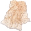 FAIRYGATE Georgette Chiffon Schal Damen Lange Schals Blume Muster Soft Wrap Simulation Seidenschal für Frühling Sommer Herbst Winter(Fdkr62006)