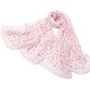 FAIRYGATE Georgette Chiffon Schal Damen Lange Schals Blume Muster Soft Wrap Simulation Seidenschal für Frühling Sommer Herbst Winter(Fdkr62007)
