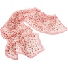 FAIRYGATE Georgette Chiffon Schal Damen Lange Schals Blume Muster Soft Wrap Simulation Seidenschal für Frühling Sommer Herbst Winter(Fdkr62009)