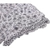FAIRYGATE Georgette Chiffon Schal Damen Lange Schals Blume Muster Soft Wrap Simulation Seidenschal für Frühling Sommer Herbst Winter(Fdkr62010)