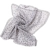 FAIRYGATE Georgette Chiffon Schal Damen Lange Schals Blume Muster Soft Wrap Simulation Seidenschal für Frühling Sommer Herbst Winter(Fdkr62010)