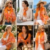FAIRYGATE Schal Damen Halstücher Tuch Kopftuch Halstuch Schals Tücher Stola Weiches und Bequemes Georgette Material Vielseitig und Multifunktional B72(Db7223)