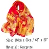 FAIRYGATE Schal Damen Halstücher Tuch Kopftuch Halstuch Schals Tücher Stola Weiches und Bequemes Georgette Material Vielseitig und Multifunktional B72(Db7209)