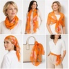 FAIRYGATE Schal Damen Halstücher Tuch Kopftuch Halstuch Schals Tücher Stola Weiches und Bequemes Georgette Material Vielseitig und Multifunktional B72(Db7223)