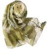 FAIRYGATE Schal Damen Halstücher Tuch Kopftuch Halstuch Schals Tücher Stola Weiches und Bequemes Georgette Material Vielseitig und Multifunktional B72(Db7208)