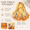 FAIRYGATE Schal Damen Halstücher Tuch Kopftuch Halstuch Schals Tücher Stola Weiches und Bequemes Georgette Material Vielseitig und Multifunktional B72(FDKRC3725)