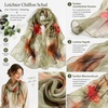 FAIRYGATE Schal Damen Halstücher Tuch Kopftuch Halstuch Schals Tücher Stola Weiches und Bequemes Georgette Material Vielseitig und Multifunktional B72(FDKRA5030)