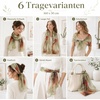 FAIRYGATE Schal Damen Halstücher Tuch Kopftuch Halstuch Schals Tücher Stola Weiches und Bequemes Georgette Material Vielseitig und Multifunktional B72(FDKRA5030)