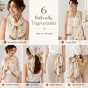 FAIRYGATE Schal Damen Halstücher Tuch Kopftuch Halstuch Schals Tücher Stola Weiches und Bequemes Georgette Material Vielseitig und Multifunktional B72(FDKRA4239)