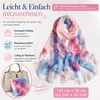 FAIRYGATE Schal Damen Halstücher Tuch Kopftuch Halstuch Schals Tücher Stola Weiches und Bequemes Georgette Material Vielseitig und Multifunktional B72(FDKRA5034)
