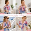 FAIRYGATE Schal Damen Halstücher Tuch Kopftuch Halstuch Schals Tücher Stola Weiches und Bequemes Georgette Material Vielseitig und Multifunktional B72(FDKRA5034)