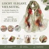 FAIRYGATE Schal Damen Halstücher Tuch Kopftuch Halstuch Schals Tücher Stola Weiches und Bequemes Georgette Material Vielseitig und Multifunktional B72(FDKRA5030)