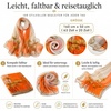 FAIRYGATE Schal Damen Halstücher Tuch Kopftuch Halstuch Schals Tücher Stola Weiches und Bequemes Georgette Material Vielseitig und Multifunktional B72(FDKRC3726)