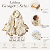 FAIRYGATE Schal Damen Halstücher Tuch Kopftuch Halstuch Schals Tücher Stola Weiches und Bequemes Georgette Material Vielseitig und Multifunktional B72(FDKRA4239)