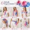 FAIRYGATE Schal Damen Halstücher Tuch Kopftuch Halstuch Schals Tücher Stola Weiches und Bequemes Georgette Material Vielseitig und Multifunktional B72(FDKRA5034)