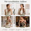 FAIRYGATE Schal Damen Halstücher Tuch Kopftuch Halstuch Schals Tücher Stola Weiches und Bequemes Georgette Material Vielseitig und Multifunktional B72(FDKRA5030)