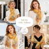 FAIRYGATE Schal Damen Halstücher Tuch Kopftuch Halstuch Schals Tücher Stola Weiches und Bequemes Georgette Material Vielseitig und Multifunktional B72(FDKRC3725)