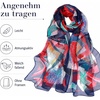 FAIRYGATE Schal Damen Halstücher Tuch Kopftuch Halstuch Schals Tücher Stola Weiches und Bequemes Georgette Material Vielseitig und Multifunktional B72(Fdkra4723)