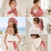 FAIRYGATE Schal Damen Halstücher Tuch Kopftuch Halstuch Schals Tücher Stola Weiches und Bequemes Georgette Material Vielseitig und Multifunktional B72(Fdkra4714)