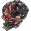 FAIRYGATE Schal Damen Halstücher Tuch Kopftuch Halstuch Schals Tücher Stola Weiches und Bequemes Georgette Material Vielseitig und Multifunktional B72(Fdkra4705)