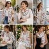 FAIRYGATE Schal Damen Mode Oversize Deckenschal mit Fransen XXL Schals & Tücher für Frauen(Fdyt05017)