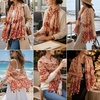 FAIRYGATE Schal Damen Mode Oversize Deckenschal mit Fransen XXL Schals & Tücher für Frauen(Fdyt24238)