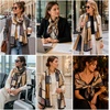 FAIRYGATE Schal Damen Mode Oversize Deckenschal mit Fransen XXL Schals & Tücher für Frauen(Fdyt80011)