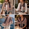 FAIRYGATE Schal Damen Schals und Wraps für Abendkleider Frauen Soft Brautjungfer Hochzeit Shawl Party Stole 0004(Mehrfarbig)