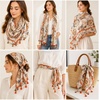 FAIRYGATE Schal Leopardenmuster Damen Schals & Tücher für Frauen Großer Tuch in Vielen Schönen Farben Tierdruck XXL Stole Personalisierte Geschenke 0081(FDYT52008)
