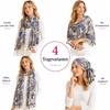 FAIRYGATE Schal Leopardenmuster Damen Schals & Tücher für Frauen Großer Tuch in Vielen Schönen Farben Tierdruck XXL Stole Personalisierte Geschenke 0081(Fdyt68010)