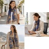 FAIRYGATE Schals & Tücher für Damen Modischer Damen Schal Stola Halstuch Tuch aus Chiffon für Frühling Sommer Ganzjährig(51015)