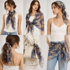 FAIRYGATE Schals & Tücher für Damen Modischer Damen Schal Stola Halstuch Tuch aus Chiffon für Frühling Sommer Ganzjährig(51015)