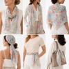 FAIRYGATE Schals & Tücher für Damen Modischer Damen Schal Stola Halstuch Tuch aus Chiffon für Frühling Sommer Ganzjährig(51016)