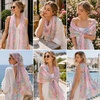 FAIRYGATE Schals & Tücher für Damen Modischer Damen Schal Stola Halstuch Tuch aus Chiffon für Frühling Sommer Ganzjährig(51019)